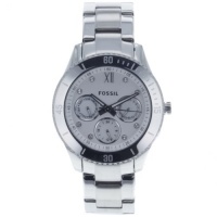 Fossil Women's ES3098 Stainless Steel Analog White Dial Watch