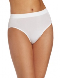 Wacoal Women's B-Smooth Hi Cut Panty Brief Panty, White, Medium