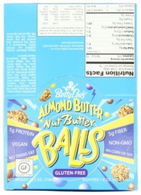 Betty Lou's Almond Butter Nut Butter Balls, Gluten Free Packages (Pack of 18)