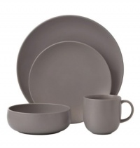 Royal Doulton Mode Fine Bone China 4-Piece Place Setting Stone