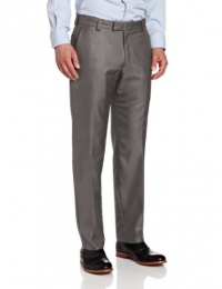 Kenneth Cole Reaction Men's Sharkskin Slim Fit Flat Front Pant