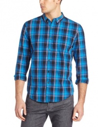 Calvin Klein Jeans Men's Mission Plaid Long Sleeve Woven Shirt