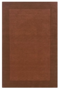 Rizzy Home PL0867 Platoon 8-Feet by 10-Feet Area Rug, Terracotta