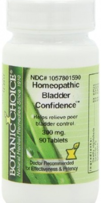 Botanic Choice Herbal Bladder Confidence Formula, 300 mg, 90 Tablets (Pack of 5)