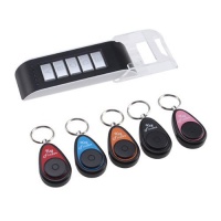 Remote Wireless Key Finder Locator, 1 RF Transmitter and 5 Receivers