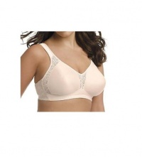 Playtex 18 Hour Wirefree Seamless ComfortFlex Bra, 38D-Light Beige