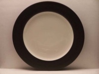 Noritake Colorware Graphite Rim Round Platter