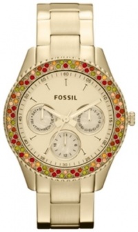 Fossil ES3201 Stella Stainless Steel Watch Gold-Tone