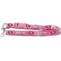 NFL San Francisco 49ers Lanyard, Pink