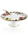 Charter Club Dinnerware, Grand Buffet Holly Berry Cake Stand with Server