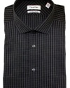 Calvin Klein STEEL Men's Slim-Fit Mini Box Check Dress Shirt