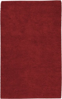 Area Rug 8x10 Rectangle Shag Red Color - Surya Aros Rug from RugPal