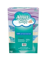 Angel Soft Facial Tissue, 4-Boxes, White, 165ct. each (Packaging May Vary)