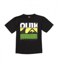 Quiksilver - Boys Unglued Kt0 Vz7 T-Shirt, Size: 6/Medium, Color: Black