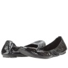 Tory Burch Eddie Patent Leather Flats Shoe - Black - 5.5