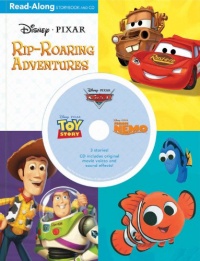 3-in-1 Read-Along Storybook and CD: Disney Pixar Rip-Roaring Adventures