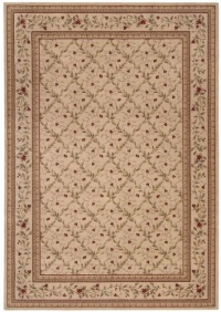 Nourison Ashton House Victoria Area Rug - Beige Size - 5.6 ft. Round