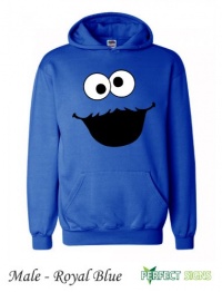 Kid's Sesame Street Cookie Monster Sweatshirt with hoodies Small