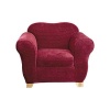 Sure Fit Stretch Royal Diamond 1-Piece Chair Slipcover, Wine