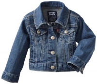 Levi's Baby-Girls Infant True Blue Denim Jacket, Farrah, 24 Months