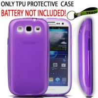 Samsung Galaxy S3 - i9300 Extended Battery TPU Case Purple