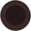 Area Rug 6x6 Round Contemporary Chocolate Color - St Croix Trading Transitions Collection