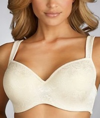 Le Mystere Dream Tisha Trellis Full Fit Underwire Bra, 32F, Sesame