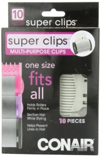 Conair SPC10X Super Clips, 10 Count