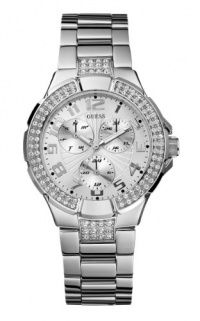 GUESS G12557L Stainless Steel Bracelet Watch - Silver