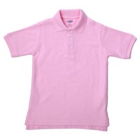 French Toast Boys Girls Red Short Sleeve Pique Polo Uniform Shirt