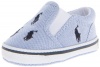 Ralph Lauren Layette Bal Harbour Repeat Slip-On Sneaker (Infant/Toddler)