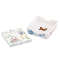 Lenox Butterfly Meadow Napkin Box with Napkins