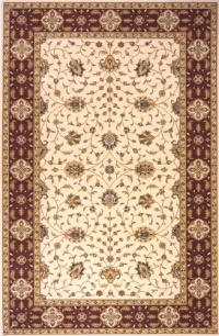 Area Rug 2x3 Rectangle Traditional Ivory Color - Momeni Persian Garden Rug from RugPal