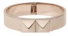 Michael Kors MKJ2910 Women's Pyramid Rose Gold Tone Stainless Steel Bangle Bracelet Jewelry