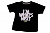 Nike Toddler Boy's I'm What's Next Short Sleeve T-Shirt (2T, Black)