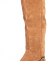 STEVEN by Steve Madden Women's Levityy Boot,Cognac Suede,6 M US