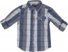 DKNY Side Track Woven Shirt - Vapor Blue-4T