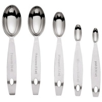 Cuisipro Stainless Steel Measuring Spoon Set, Odd Sizes