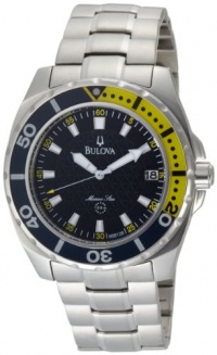 Bulova Men's 96B126 Marine Star Black Dial Watch