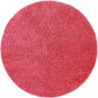 St. Croix Trading Company Chenille Shag 3 x 3 foot Round Area Rug - Pink