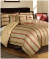 Pem America Spicy Ombre 7 Piece Cal King Comforter Set Tan Gold