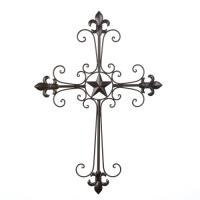 Gifts & Decor Lone Star Wall Cross Spiritual Inspirational Home Decor