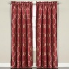 Victoria Classics Embroidered Manchester Valance Burgundy