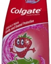 Colgate Kids 2 In 1 Toothpaste & Mouthwash, Strawberry, Liquid Gel, 4.6 Ounce (130 g)