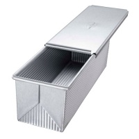 USA Pans  9 x 4 x 4 Inch Pullman, Aluminized Steel with Americoat