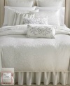 Martha Stewart Shimmer Luxury Full/Queen Comforter Shimmer (Ivory)