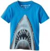 Wes & Willy Boys 2-7 Shark Short Sleeve Tee Toddler, UC Blue, 3T