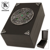 BudK Celtic Wooden Trinket Box