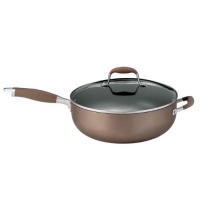 Anolon Advanced Bronze Hard Anodized Nonstick 6-1/2 Quart Covered Chef Pan 83344M