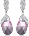 Carnevale Sterling Silver Briolette with Swarovski Elements Earrings